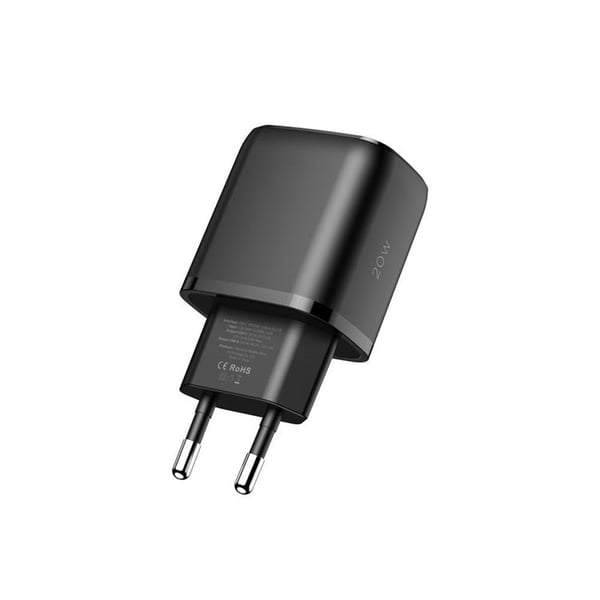 Tech-Protect C20W 2-Port Nätverk Laddare PD20W/QC3.0 - Svart