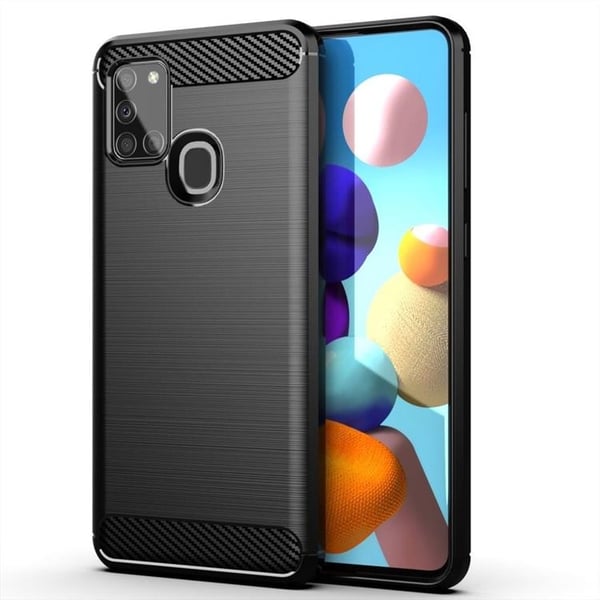 Forcell Galaxy A21s Skal Carbon - Svart