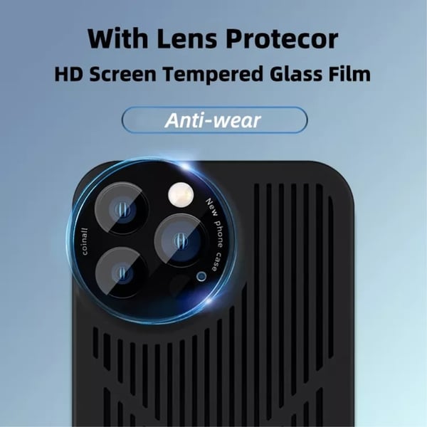 iPhone 12 Pro Max Skal Graphene Heat Dissipation - Blå