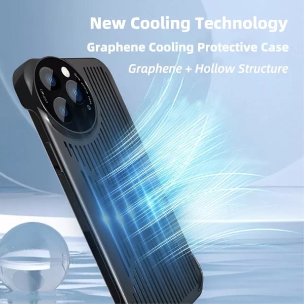 iPhone 11 Skal Graphene Heat Dissipation - Rosa