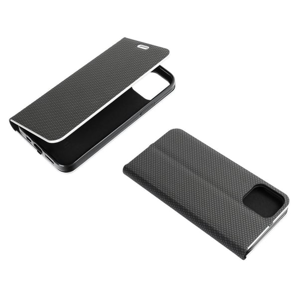 Forcell iPhone XR Fodral Luna Carbon - Svart