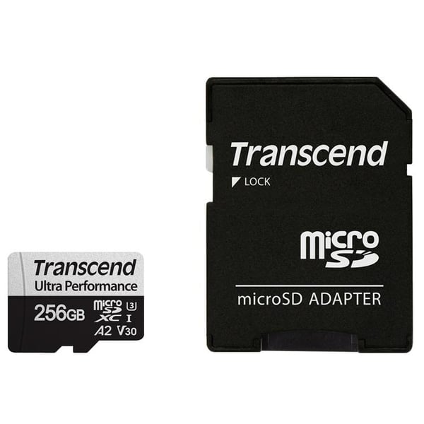 TRANSCEND MicroSDXC 340S 256GB U3 A2 V30 (R160/W125)