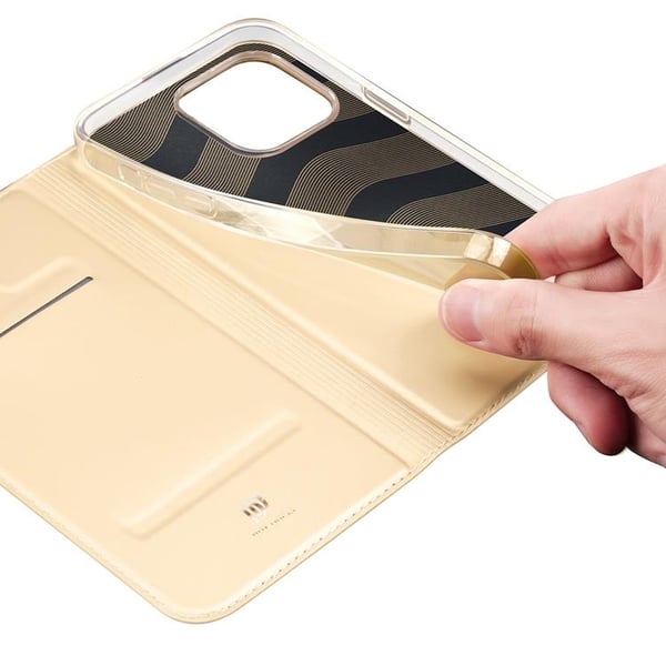 Dux Ducis iPhone 14 Pro mobilfodral Skin Series Holster - Guld