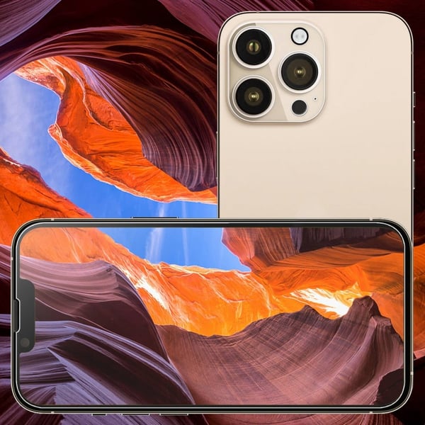 [2-PACK] Skärmskydd iPhone 14 Pro Kameralinsskydd i Härdat glas Clear