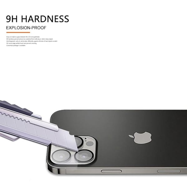 MOCOLO iPhone 14 Pro Max hærdet glas objektivdæksel 9H - Klar