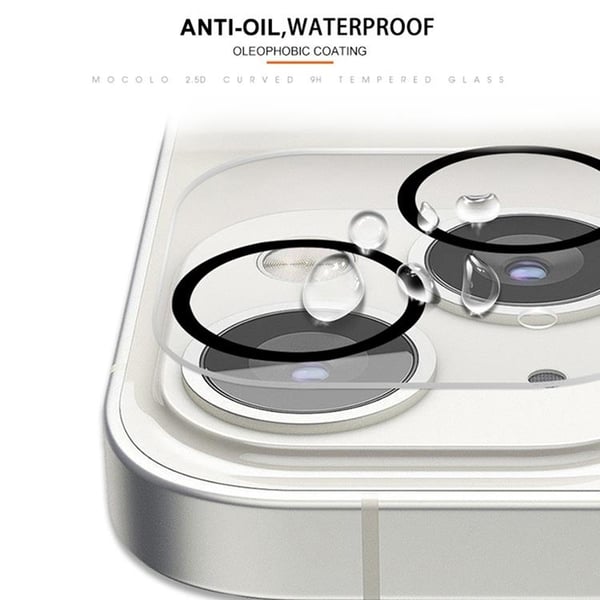 MOCOLO iPhone 14 Plus KameraLinsskydd i Härdat Glas 9H - Clear