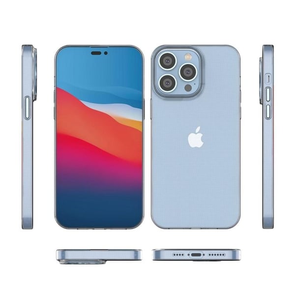 iPhone 14 Pro Max Etui Anti Ridser TPU - Gennemsigtig