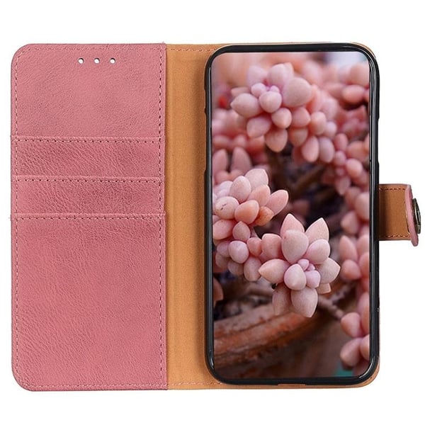 KHAZNEH iPhone 14 Pro Plånboksfodral Retro - Rosa