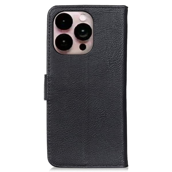 KHAZNEH iPhone 14 Pro Lompakkokotelo Retro - Musta