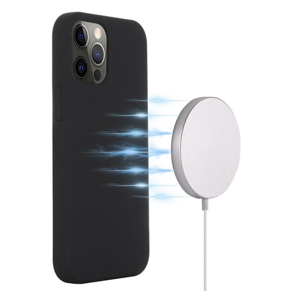 iPhone 14 Pro Max Skal Magsafe Silicone Ultra Slim - Svart