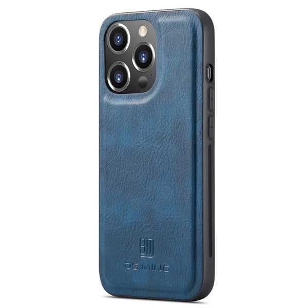 DG.MING iPhone 14 Pro Pungcover Split Aftageligt Flip - Blå
