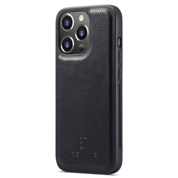 DG.MING iPhone 14 Pro Max Plånboksfodral Split Detachable Flip - Svart