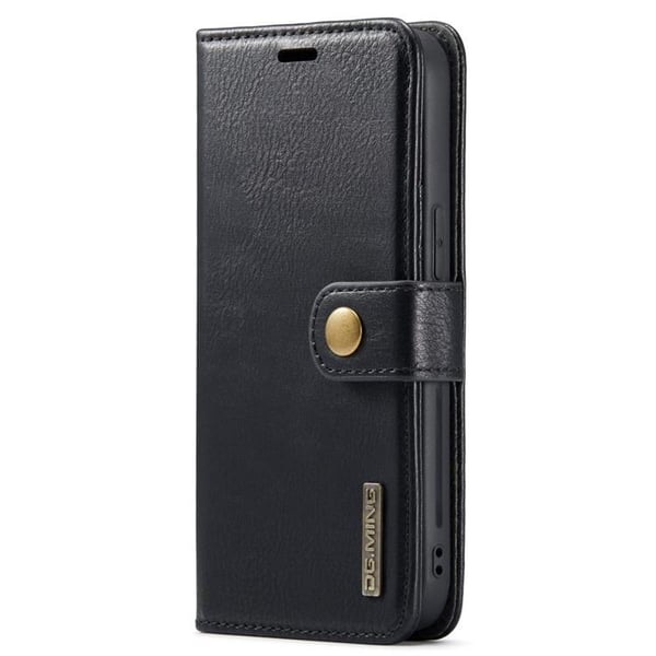 DG.MING iPhone 14 Pro Max Plånboksfodral Split Detachable Flip - Svart