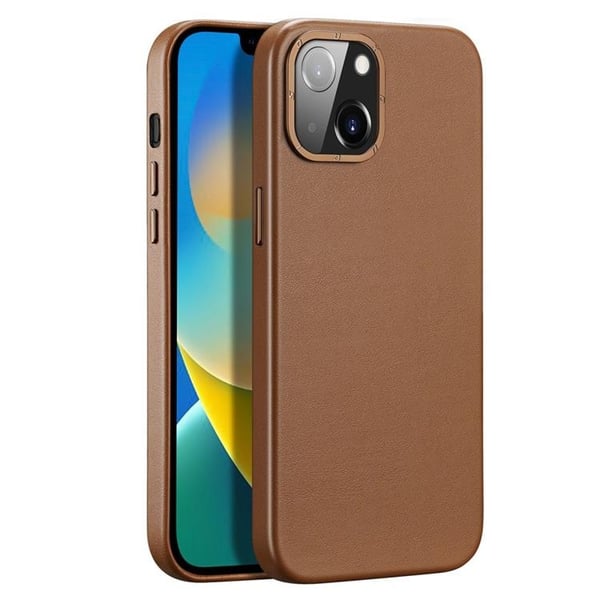 Dux Ducis iPhone 14 Etui MagSafe Grit - Brun