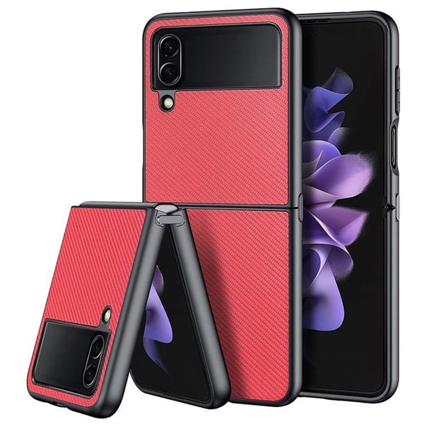 Dux Ducis Galaxy Z Flip 4 Cover Fino - Rød