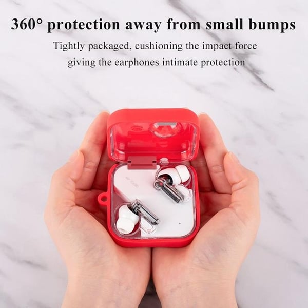Nothing Ear 1 Skal Hörlurar Drop-proof Silikon - Röd