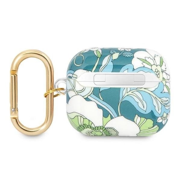 Guess AirPods 3 Skal Flower Strap - Grön