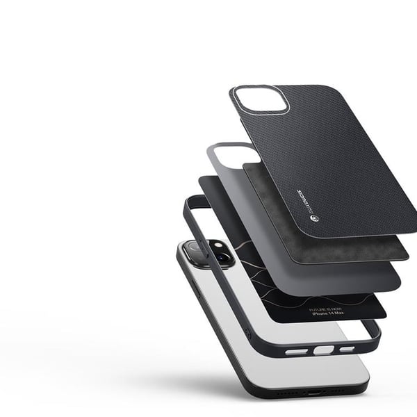 Dux Ducis iPhone 14 Plus Skal Fino Nylon - Svart