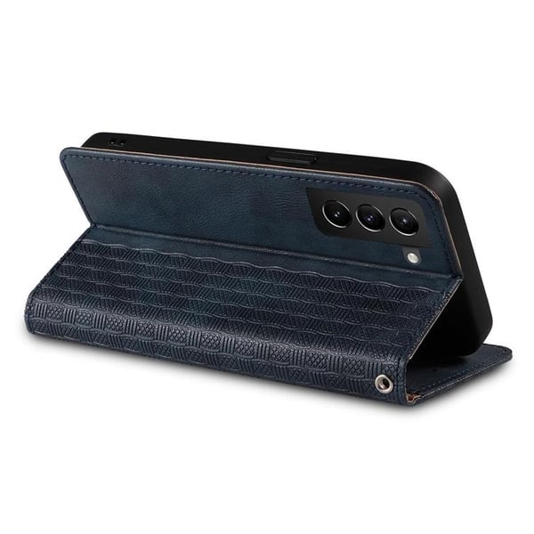 Galaxy S22 Plus Plånboksfodral Magnet Strap - Blå