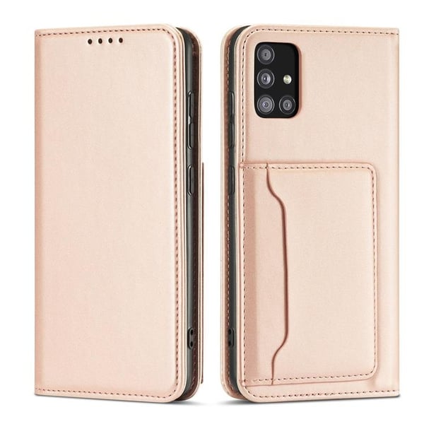 Galaxy A12 5G (2020/2021) Plånboksfodral Magnet Stand - Rosa