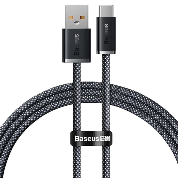 Baseus Dynamic USB-C til USB-A kabel 100W 1m - Grå