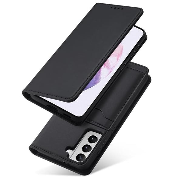 Galaxy S22 Plus Pung Taske Magnetstativ - Sort