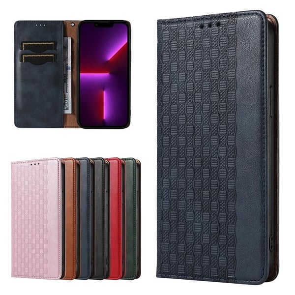 iPhone 12 Pro Max Plånboksfodral Magnet Strap - Blå