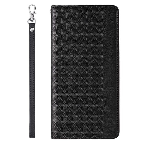 iPhone 13 Pro Max Plånboksfodral Magnet Strap - Svart