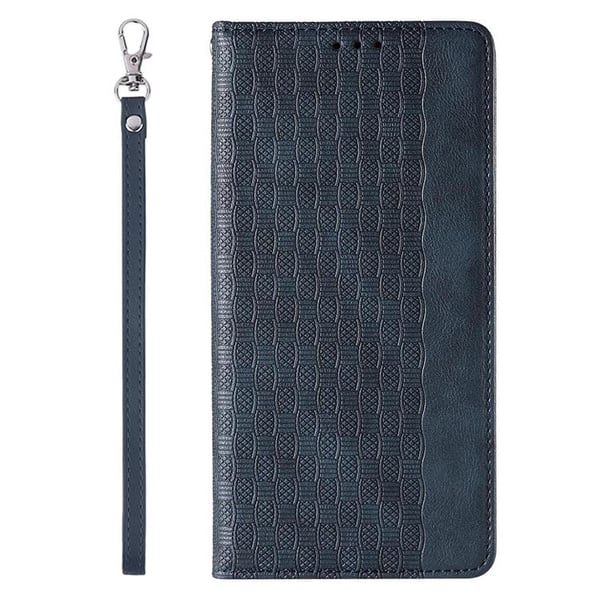 iPhone 12 Pro Plånboksfodral Magnet Strap - Blå