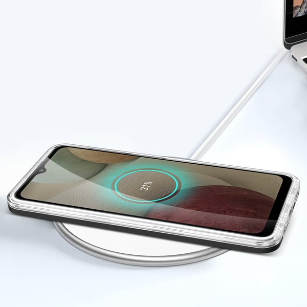 Galaxy A22 4G Skal Clear 3in1 - Svart