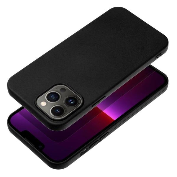 Forcell iPhone 14 Pro Kuori Silikoni Lite Pehmeä Muovi Musta