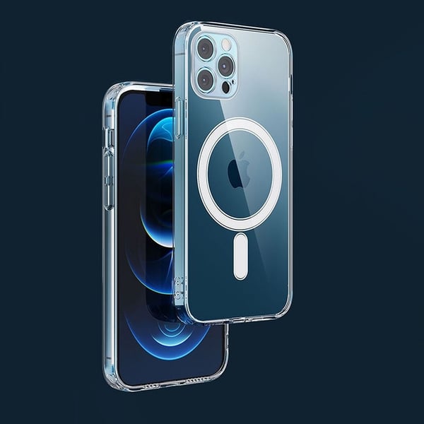 iPhone 11 Pro Kuori Clear Magsafe Kovamuovi Läpinäkyvä