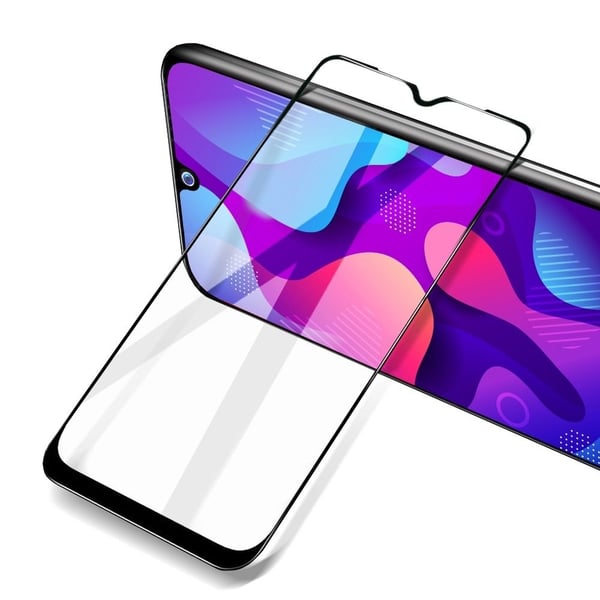 Xiaomi Redmi 9A/9AT Karkaistu lasi näytönsuoja Full Glue - Musta
