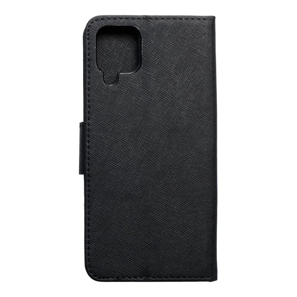 Galaxy A12/M12 Plånboksfodral Fancy Eco Läder - Svart