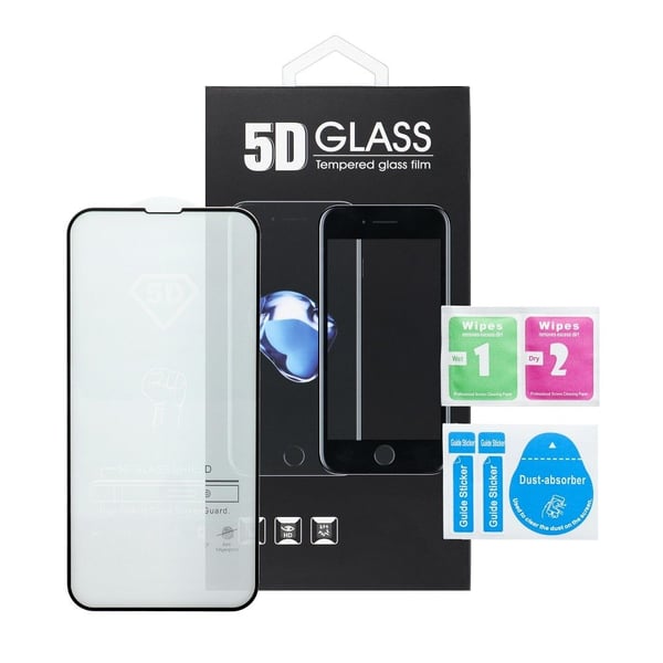 Huawei P30 Lite Härdat Glas Skärmskydd Full Glue - Svart