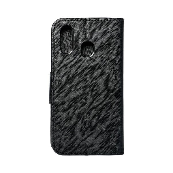 Galaxy A40 Plånboksfodral Fancy Eco Läder - Svart