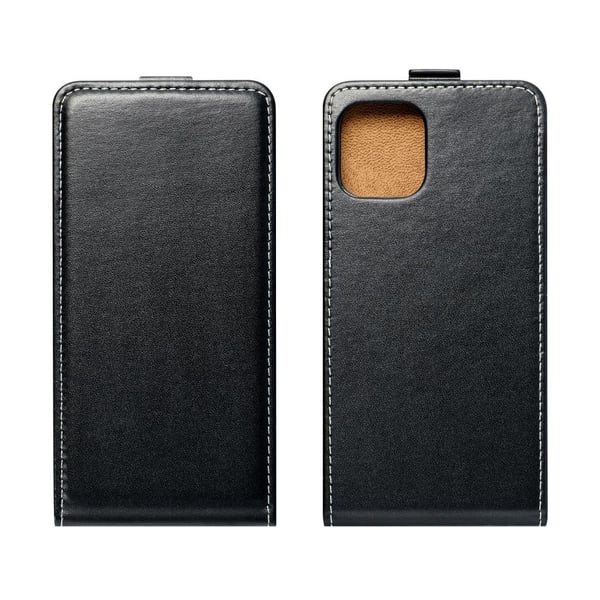Samsung Galaxy A50 Fodral Slim Flexi Flip Konstläder - Svart