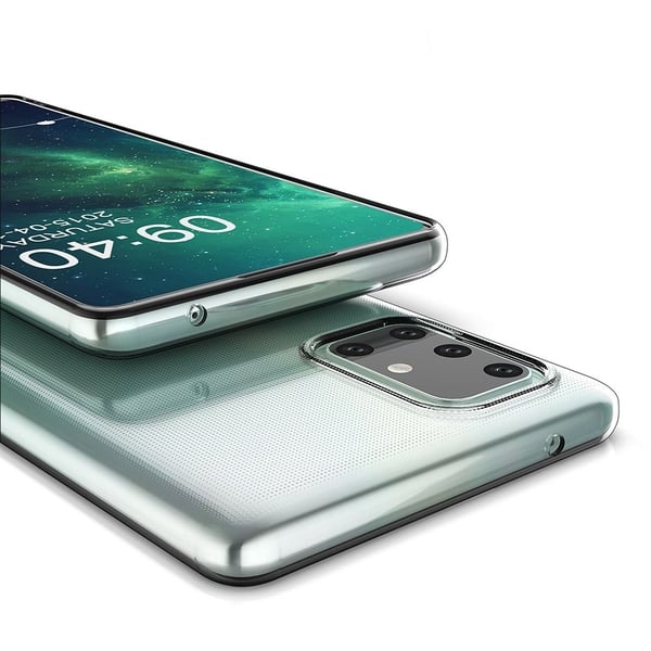 Samsung Galaxy A71 4G Skal Clear 2mm Mjukplast Transparant