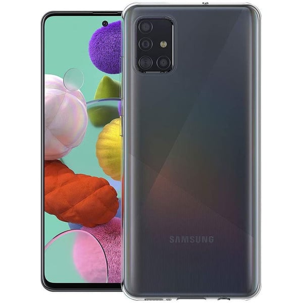 Samsung Galaxy A51 Cover Klar 2mm Blød Plast Transparent