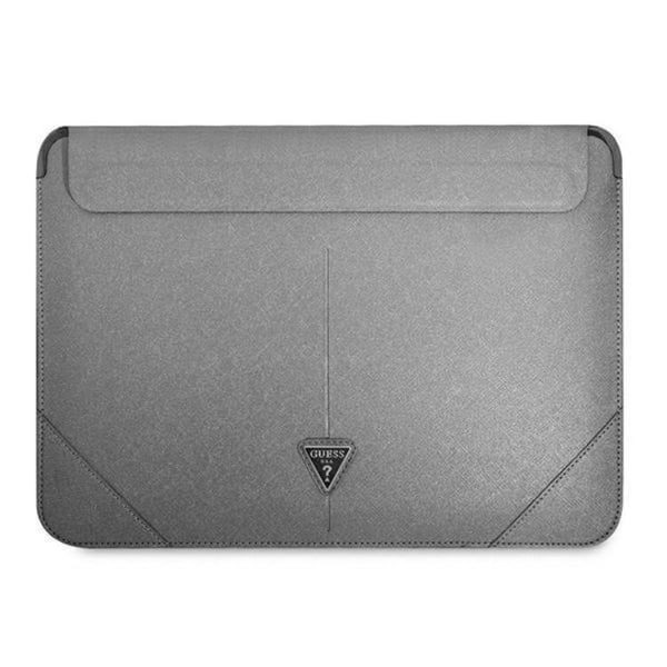 Guess Datorfodral 13/14'' Saffiano Triangle Logo - Silver Guess Datorfodral 13/14'' Saffiano Triangle Logo - Silver