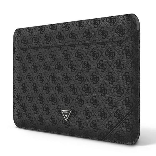 Guess Kannettavan tietokoneen suojakotelo 13/14'' Uptown Triangle Logo - Musta