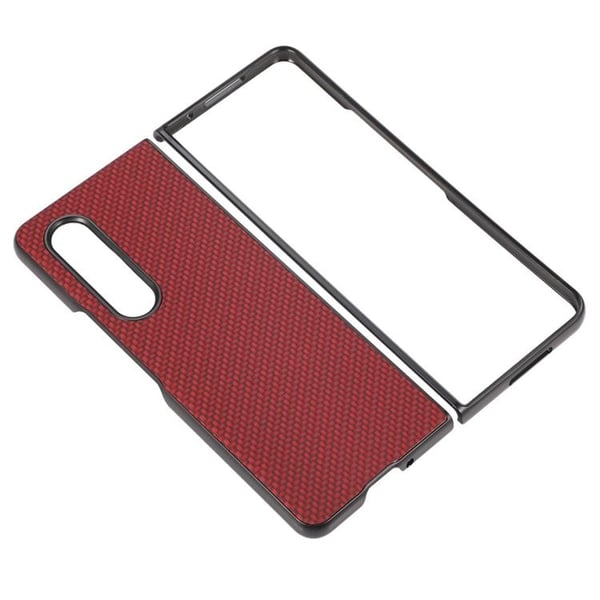Galaxy Z Fold 4 Skal Carbon Fiber - Röd