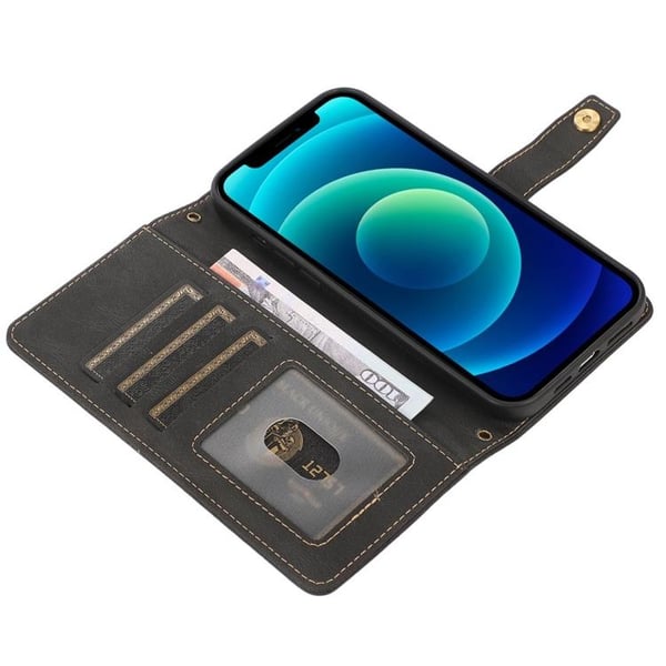 iPhone 14 Pro Lompakkokotelo Flip - Musta