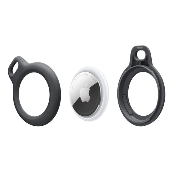 Tech-Protect Apple Airtag 1/2 Kuori Rough Chain - Musta