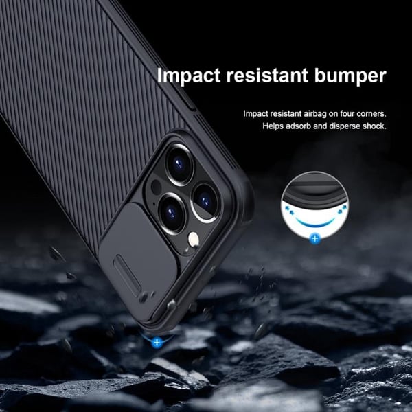 Nillkin iPhone 14 Pro Max Skal Camshield Pro - Grön