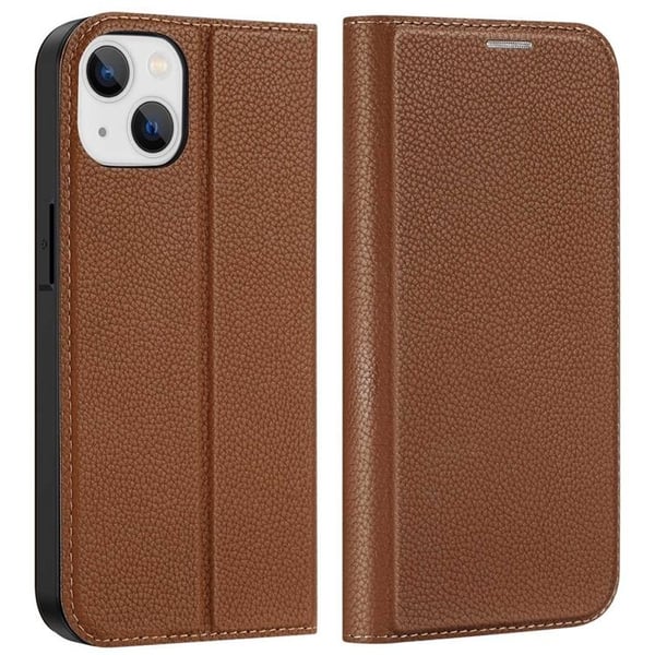 Dux Ducis iPhone 14 Plus Plånboksfodral Skin X2 - Brun