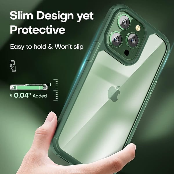 [6i1] BOOM iPhone 14 Pro Max Cover Kameralinsebeskyttelse Hærdet Glas MagSafe Ring