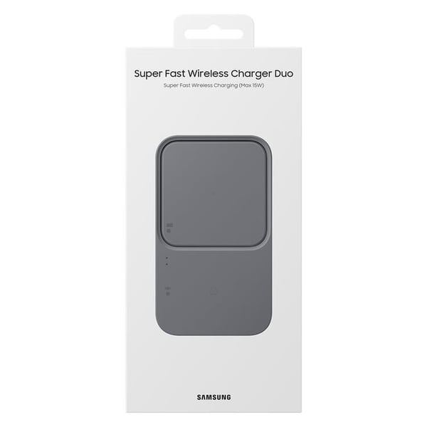 Samsung Duo Trådlös Laddare 15W QC - Svart