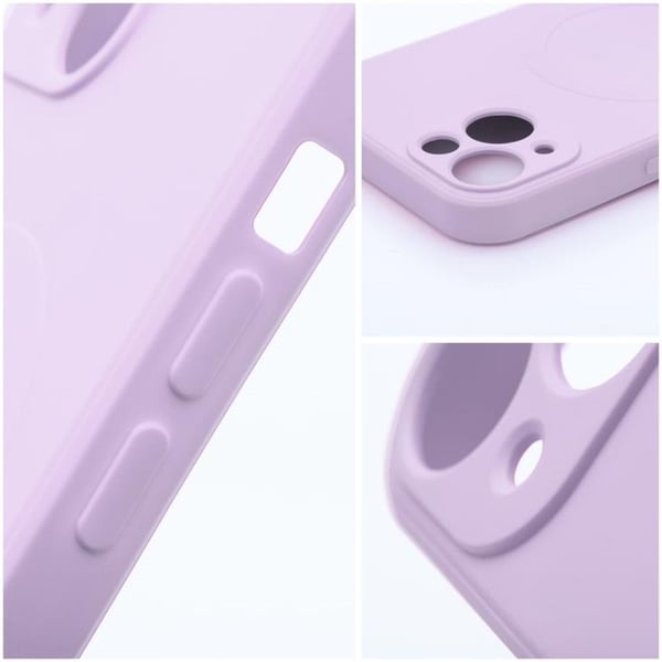 iPhone 12 Mini Kuori MagSafe Silikoni - Pinkki