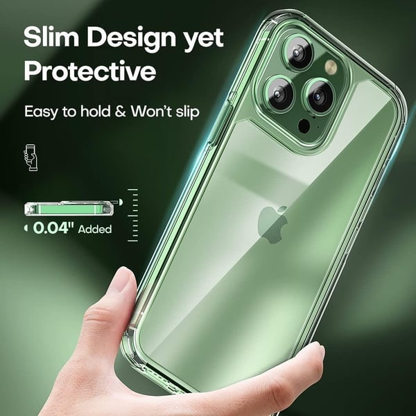 [6in1] Boom iPhone 13 Pro Max Skal Kameralinsskydd Härdat Glas MagSafe Ring
